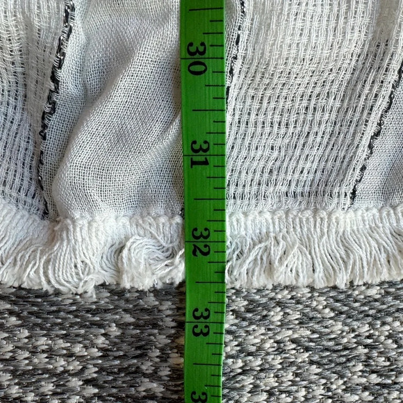 NWT SURF GYPSY Fringe Trim Ruffled Swim Cover Up - Large - Picture 11 of 16